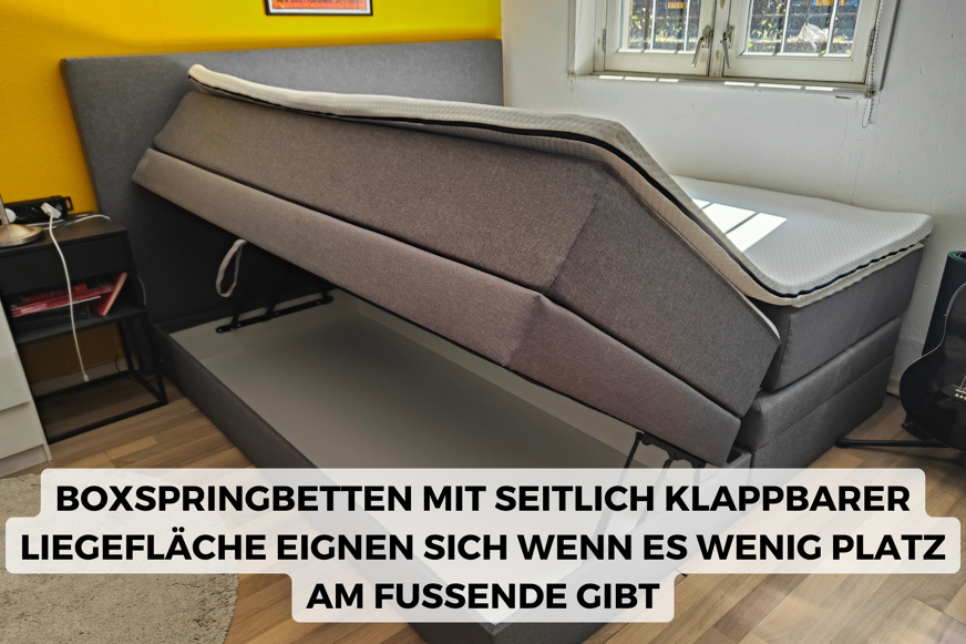 Boxspringbett mit Stauraum